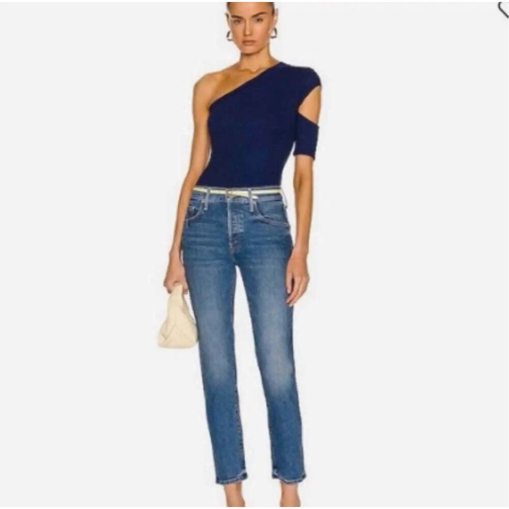 MOTHER Denim Stinger Flood Crate Digger Mid Rise Skinny Jeans Size 29 MWT